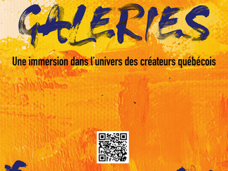 Septembre, c'est le mois des galeries!